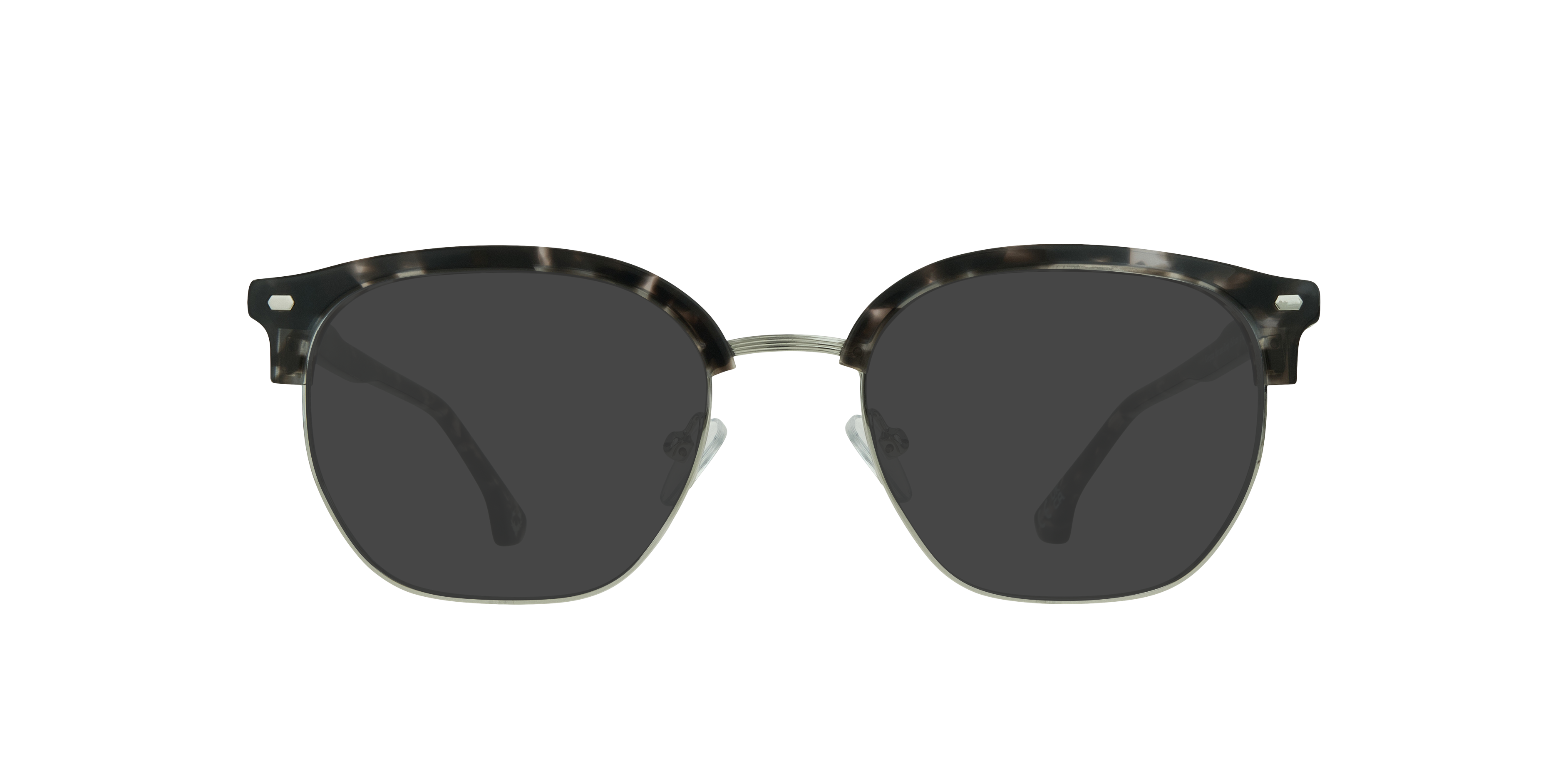 Keegan Havana Grey & Silver MetalEyeglass Frames for Glasses Direct, with Tinted Lenses