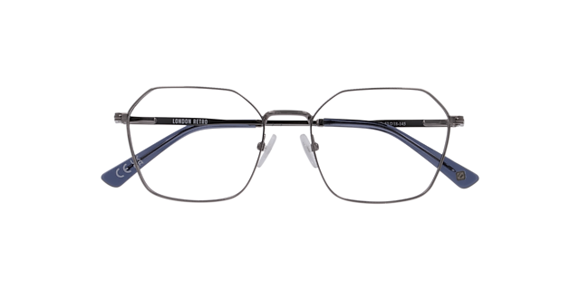 Maida Vale Silver MetalEyeglass Frames for Glasses Direct, Closed View