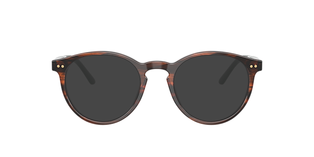 PH2297 Shiny Striped Brown AcetateEyeglass Frames for Glasses Direct, with Tinted Lenses