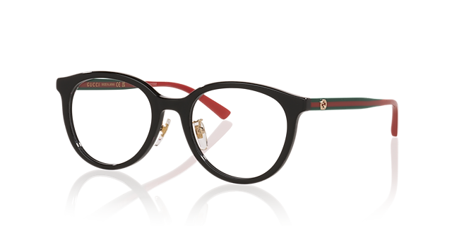 GG1867OK Black AcetateEyeglass Frames for Glasses Direct, Angle View