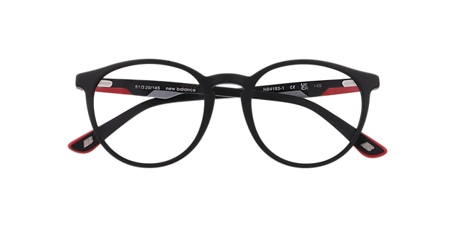 Nb4183 Black AcetateEyeglass Frames for Glasses Direct, Closed View