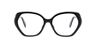 Marc 812 Black AcetateEyeglass Frames for Glasses Direct, Front View
