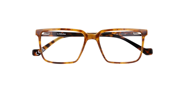 Murphy Havana Honey PlasticEyeglass Frames for Glasses Direct, Closed View