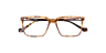 Murphy Havana Honey PlasticEyeglass Frames for Glasses Direct, Closed View