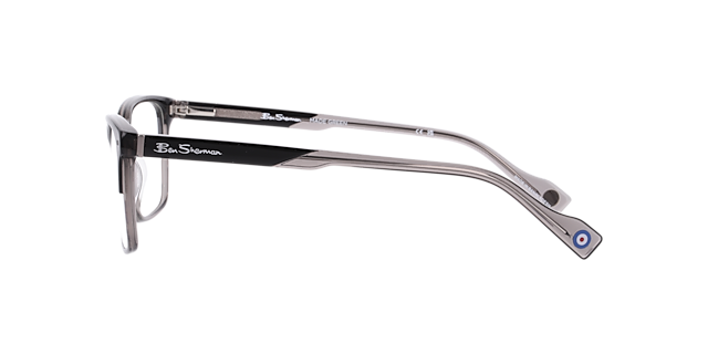 Bsmark Black AcetateEyeglass Frames for Glasses Direct, Side View