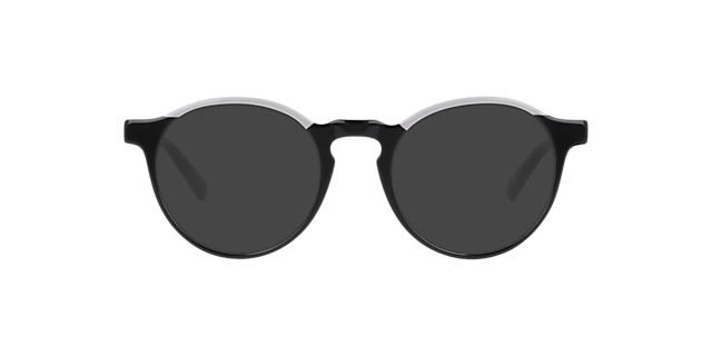 Marcel Grey On Black AcetateEyeglass Frames for Glasses Direct, with Tinted Lenses