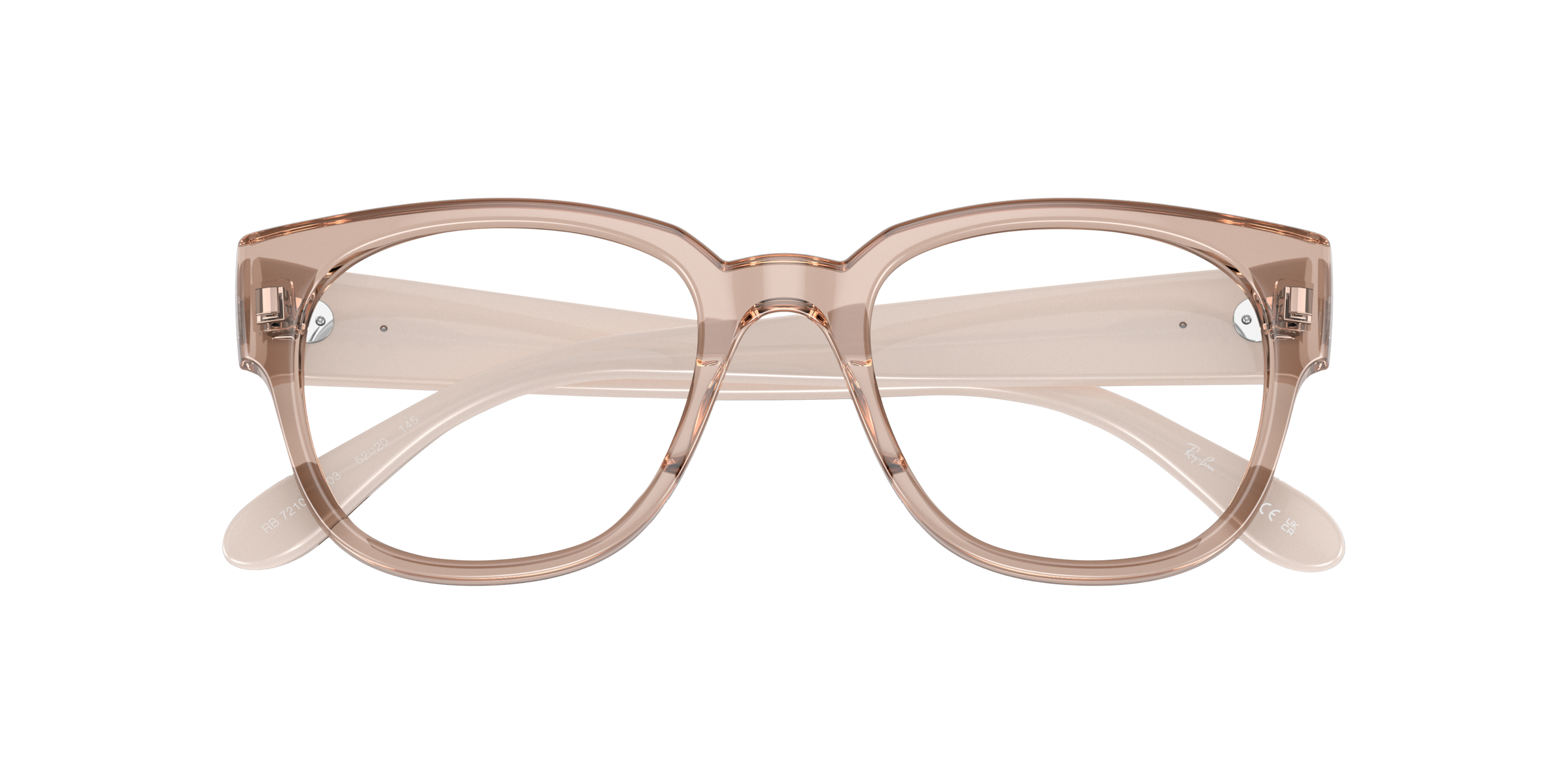 RB7210 Alabaster PlasticEyeglass Frames for Glasses Direct, Closed View
