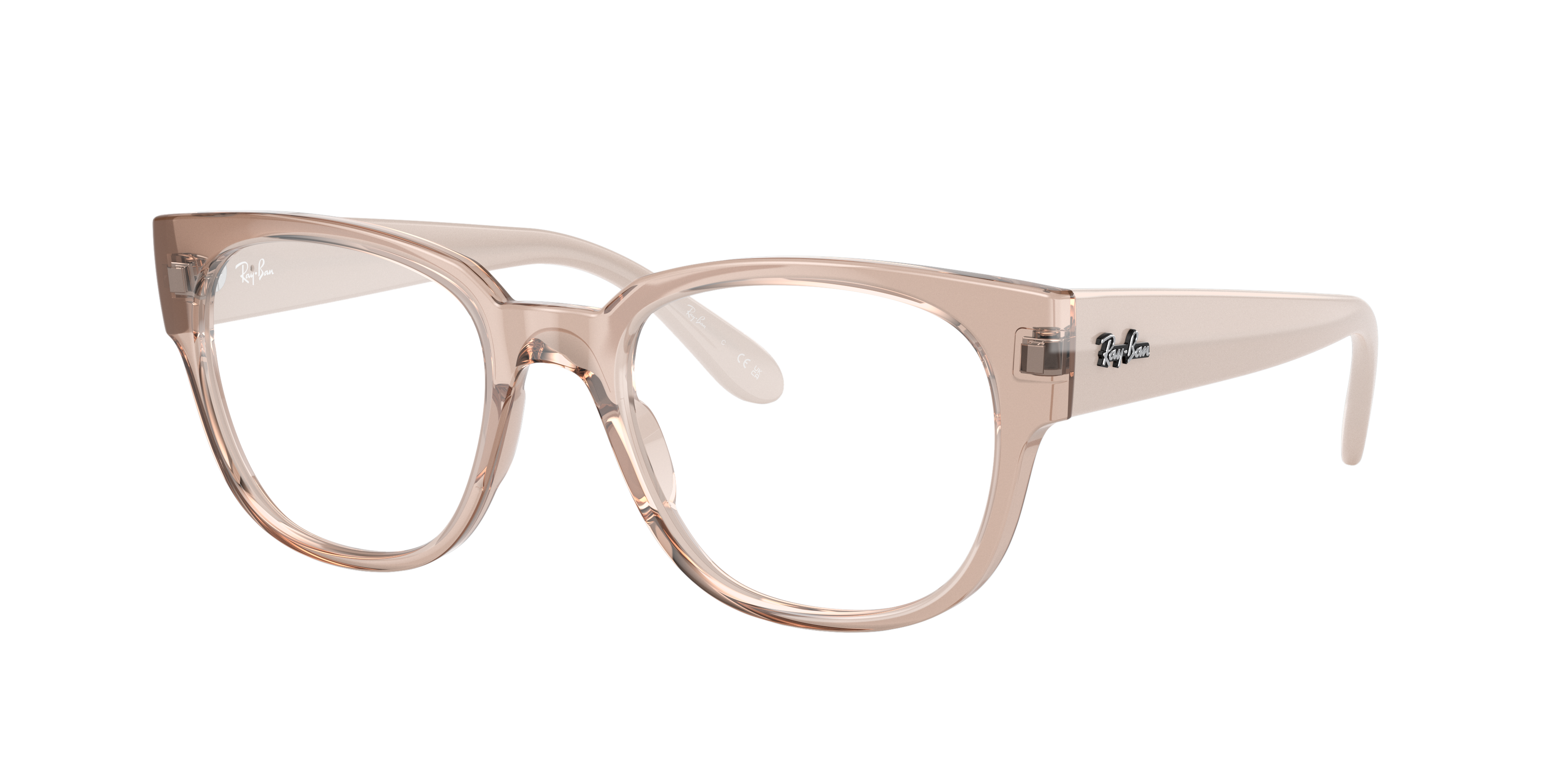 RB7210 Alabaster PlasticEyeglass Frames for Glasses Direct, Angle View