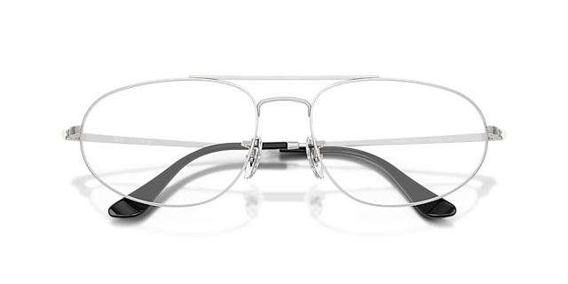 Explorer IV Optics Silver MetalEyeglass Frames for Glasses Direct, Closed View