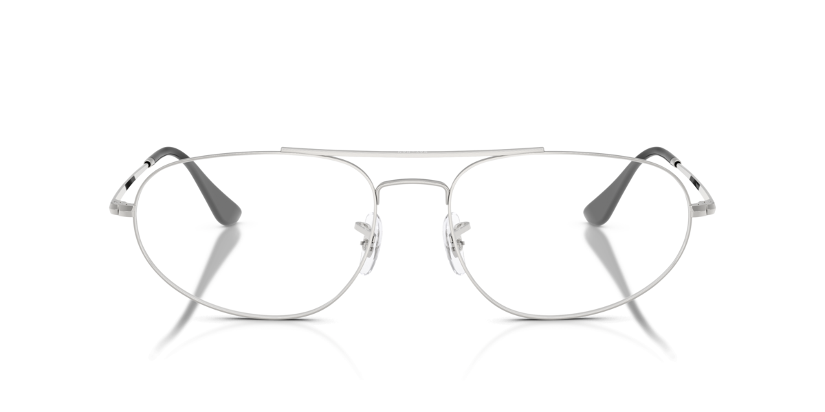 Ray-Ban Unisex Silver,Legend Gold Silver Irregular Metal Eyeglasses Online - Full Rim - Rb6645 Extra Large