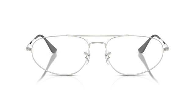 Explorer IV Optics Silver MetalEyeglass Frames for Glasses Direct, Front View