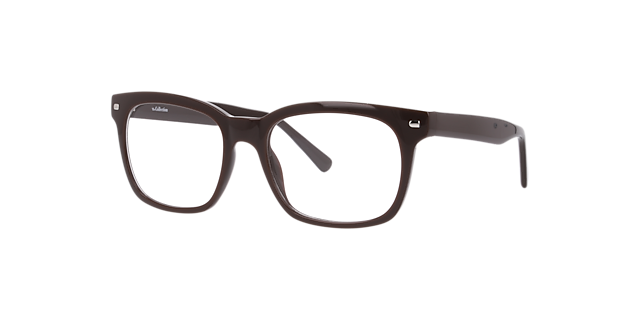 Mason Dark Brown PlasticEyeglass Frames for Glasses Direct, Angle View