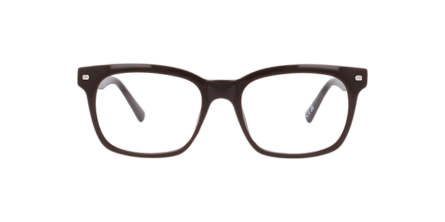 Mason Dark Brown PlasticEyeglass Frames for Glasses Direct, Front View