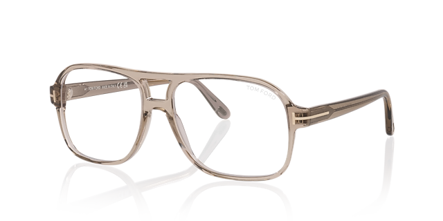 FT6058-B Gunmetal AcetateEyeglass Frames for Glasses Direct, Angle View