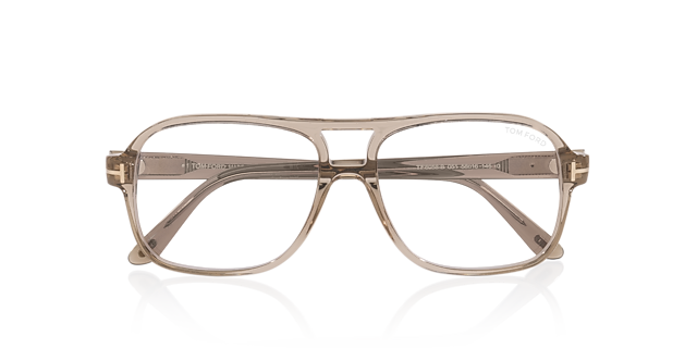FT6058-B Gunmetal AcetateEyeglass Frames for Glasses Direct, Closed View