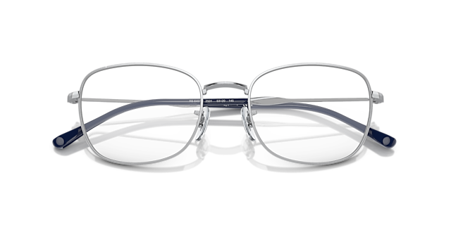 RB6497 Silver MetalEyeglass Frames for Glasses Direct, Closed View