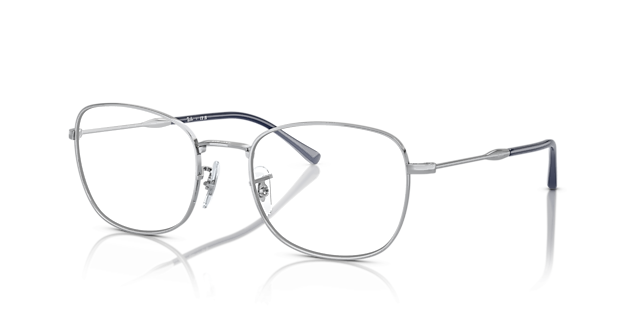 RB6497 Silver MetalEyeglass Frames for Glasses Direct, Angle View