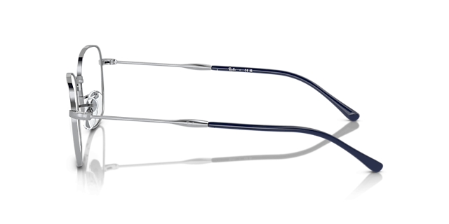 RB6497 Silver MetalEyeglass Frames for Glasses Direct, Side View