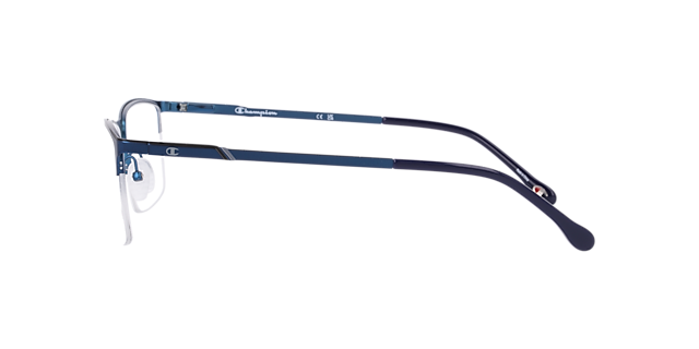 Cu4016 Blue MetalEyeglass Frames for Glasses Direct, Side View