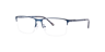 Cu4016 Blue MetalEyeglass Frames for Glasses Direct, Angle View