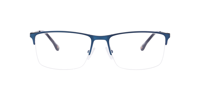 Cu4016 Blue MetalEyeglass Frames for Glasses Direct, Front View