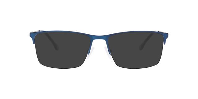 Cu4016 Blue MetalEyeglass Frames for Glasses Direct, with Tinted Lenses
