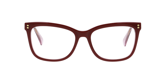 PLD D586 Red AcetateEyeglass Frames for Glasses Direct, Front View