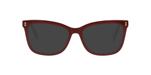 PLD D586 Red AcetateEyeglass Frames for Glasses Direct, with Tinted Lenses