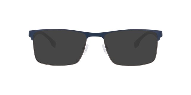 BOSS 1829 Blue Matte MetalEyeglass Frames for Glasses Direct, with Tinted Lenses