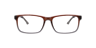 Cuscorex Brown AcetateEyeglass Frames for Glasses Direct, Front View