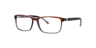 Cuscorex Brown AcetateEyeglass Frames for Glasses Direct, Angle View