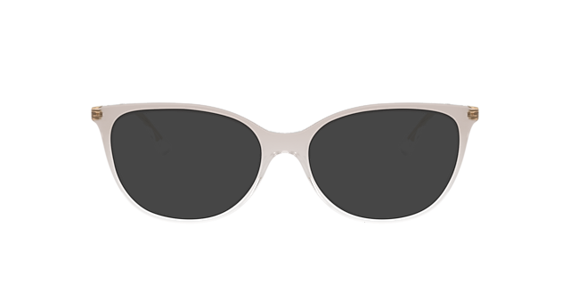 VO5673 Transparent Gradient Brown PlasticEyeglass Frames for Glasses Direct, with Tinted Lenses