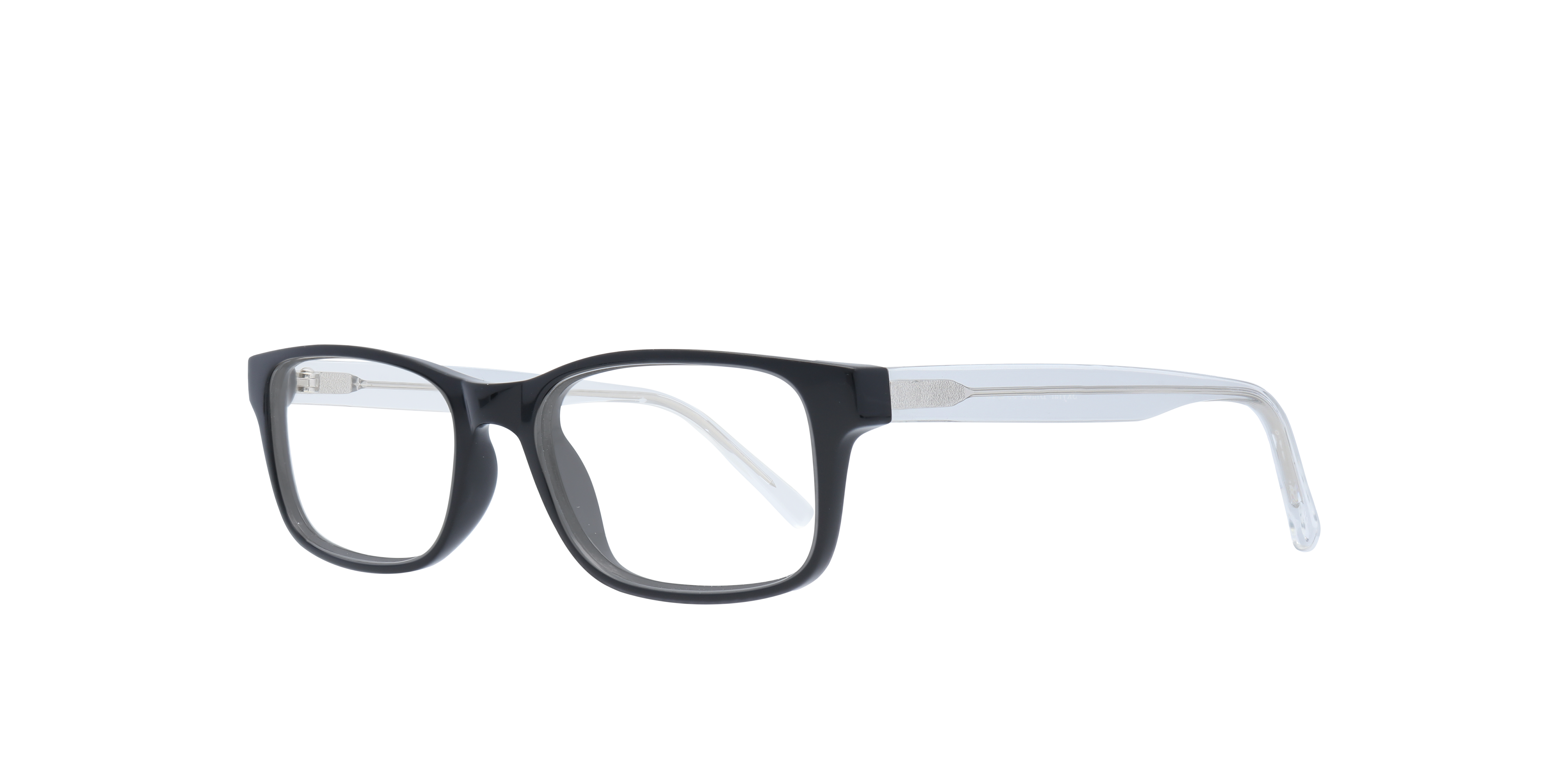 Skylar Black AcetateEyeglass Frames for Glasses Direct, Angle View