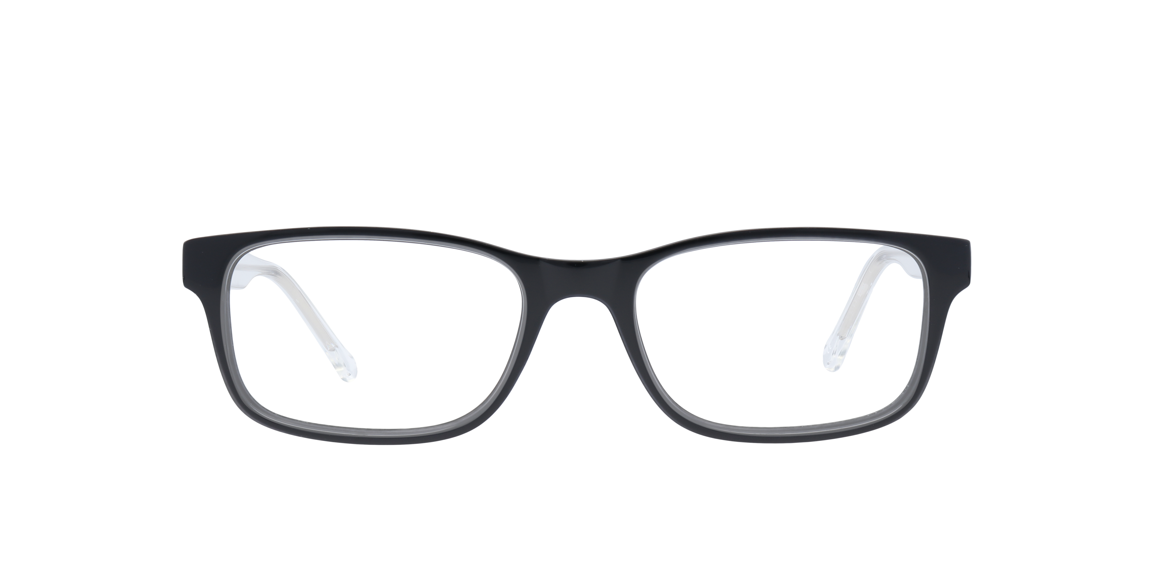 Skylar Black AcetateEyeglass Frames for Glasses Direct, Front View