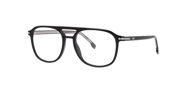 Boss 1755 Black AcetateEyeglass Frames for Glasses Direct, Angle View