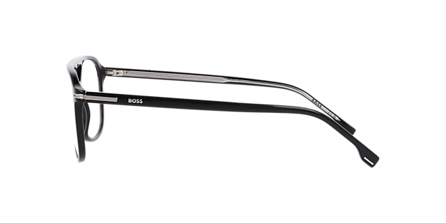Boss 1755 Black AcetateEyeglass Frames for Glasses Direct, Side View