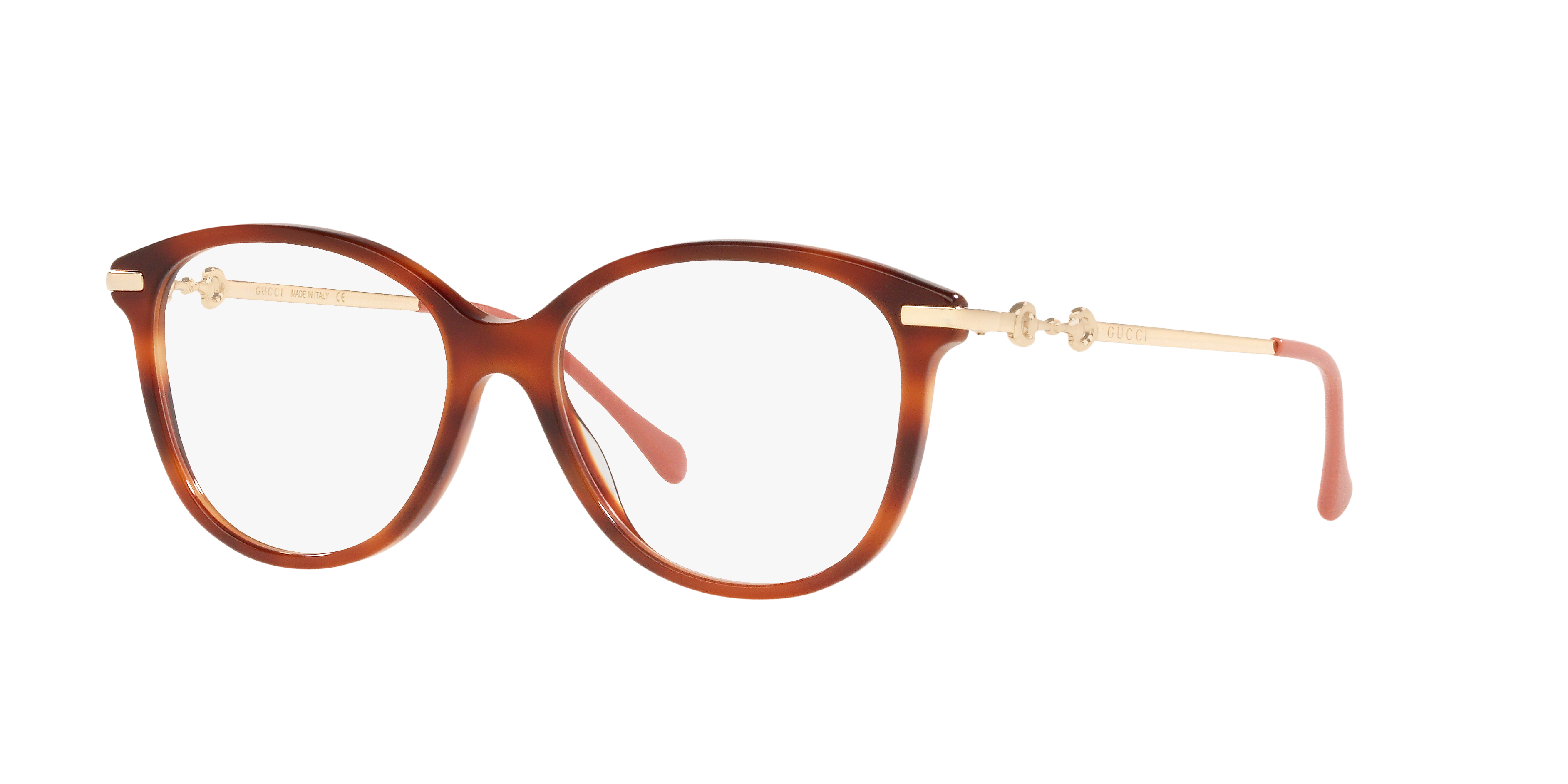 GG0967O Tortoise AcetateEyeglass Frames for Glasses Direct, Angle View