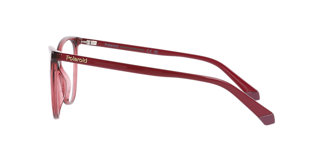 PLD D551 Burgundy PlasticEyeglass Frames for Glasses Direct, Side View