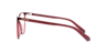 PLD D551 Burgundy PlasticEyeglass Frames for Glasses Direct, Side View
