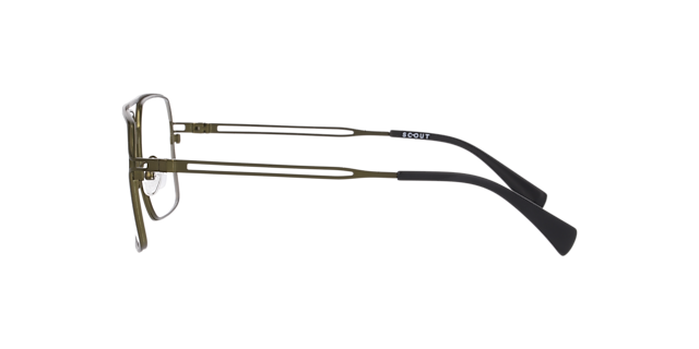 Mckinlay Khaki MetalEyeglass Frames for Glasses Direct, Side View