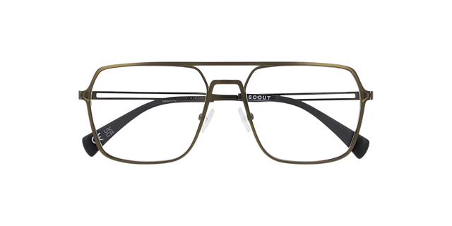 Mckinlay Khaki MetalEyeglass Frames for Glasses Direct, Closed View