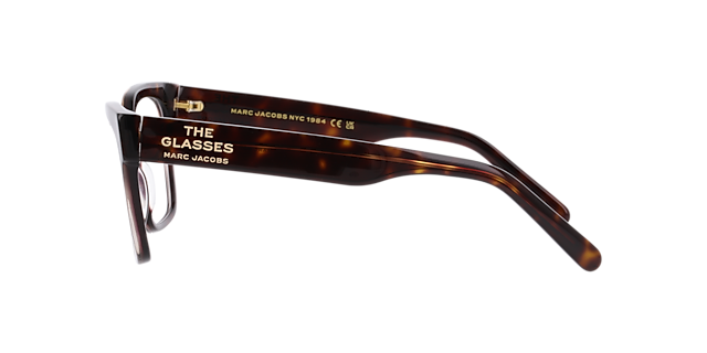 Marc 801 Tortoise AcetateEyeglass Frames for Glasses Direct, Side View