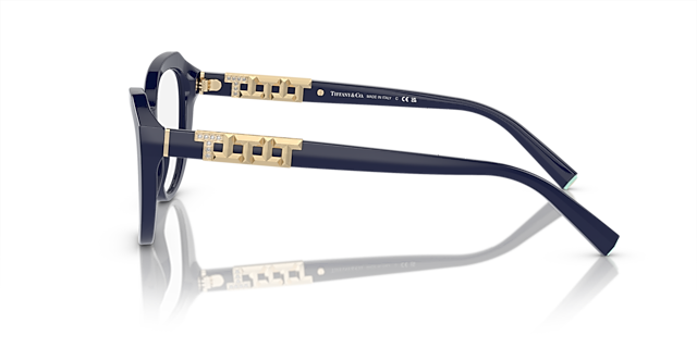 TF2241B Dark Blue AcetateEyeglass Frames for Glasses Direct, Side View