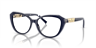 TF2241B Dark Blue AcetateEyeglass Frames for Glasses Direct, Angle View