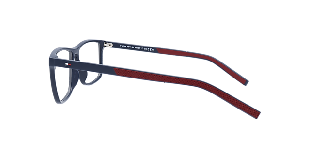 TH 1696 Blue Red PlasticEyeglass Frames for Glasses Direct, Side View