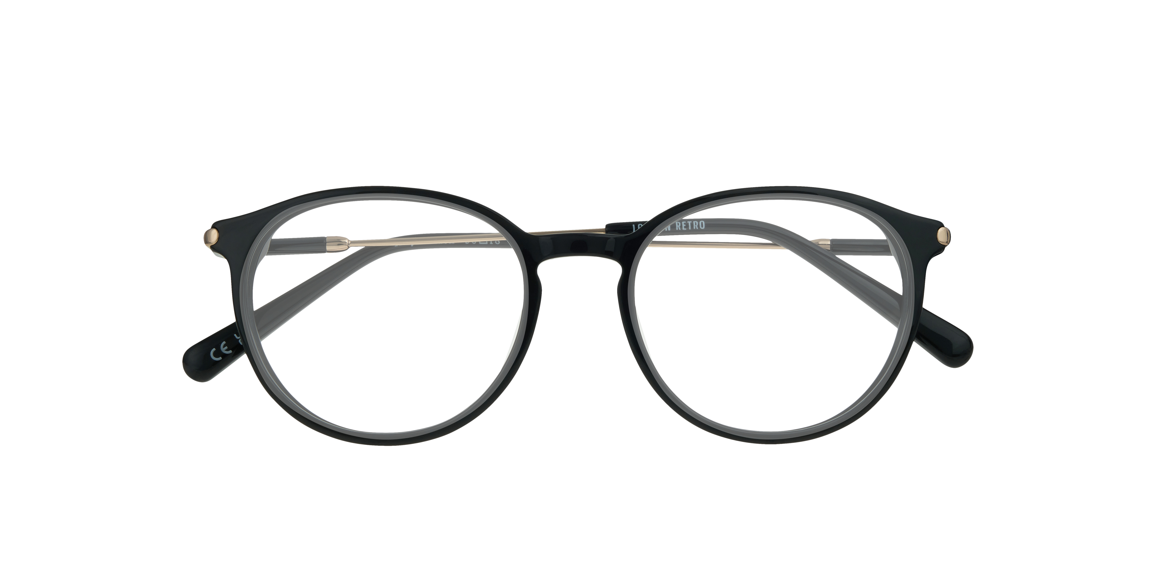 Kitty Black AcetateEyeglass Frames for Glasses Direct, Closed View