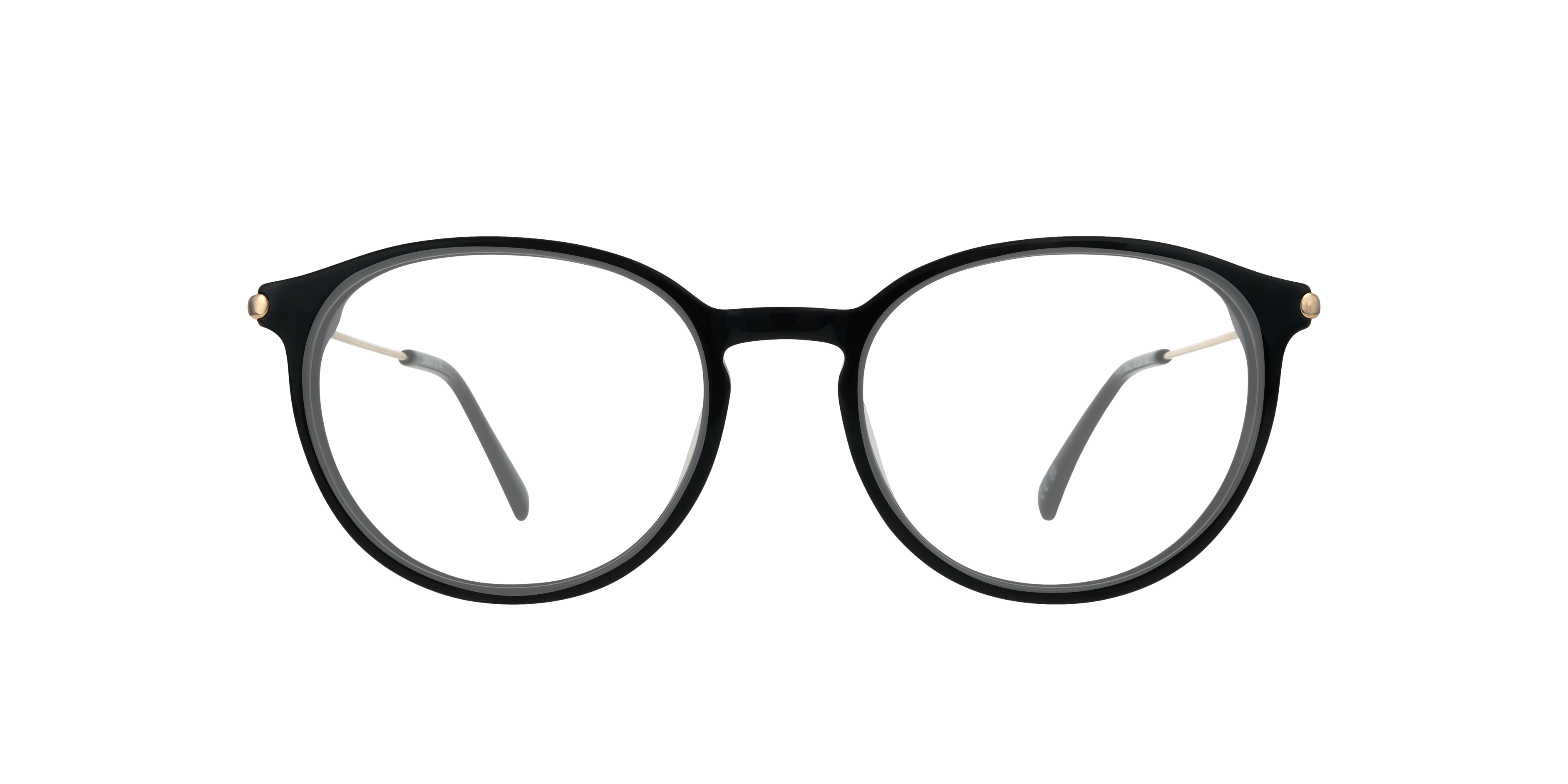 Kitty Black AcetateEyeglass Frames for Glasses Direct, Front View