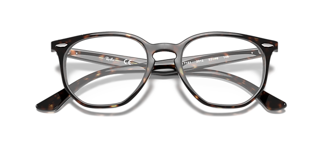 RB7151 Havana AcetateEyeglass Frames for Glasses Direct, Closed View