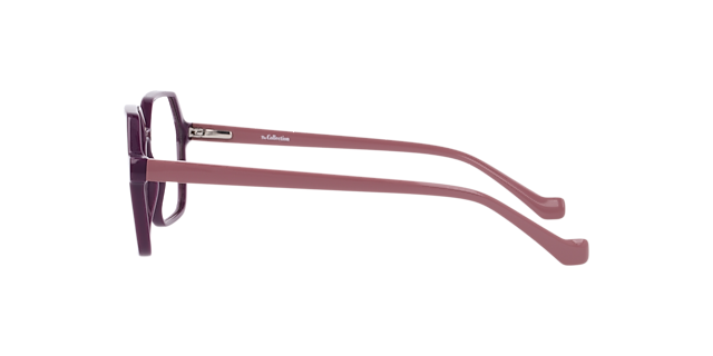 Madeline Purple PlasticEyeglass Frames for Glasses Direct, Side View
