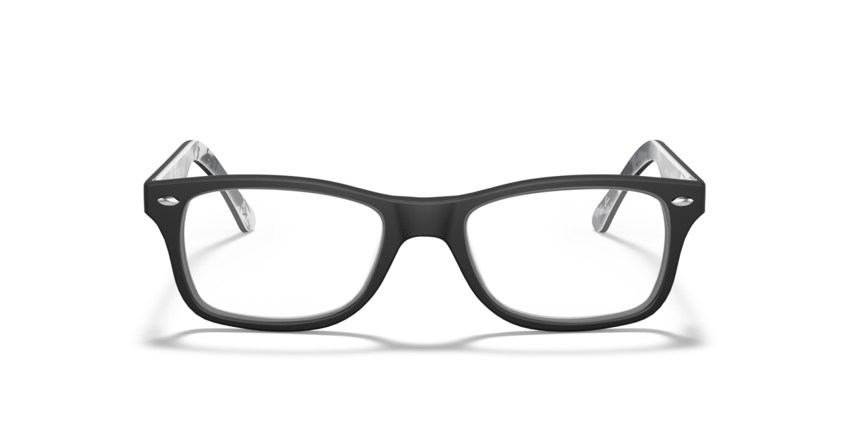 Ray-Ban Unisex Black Square Acetate Eyeglasses Online - Full Rim - Rb5228